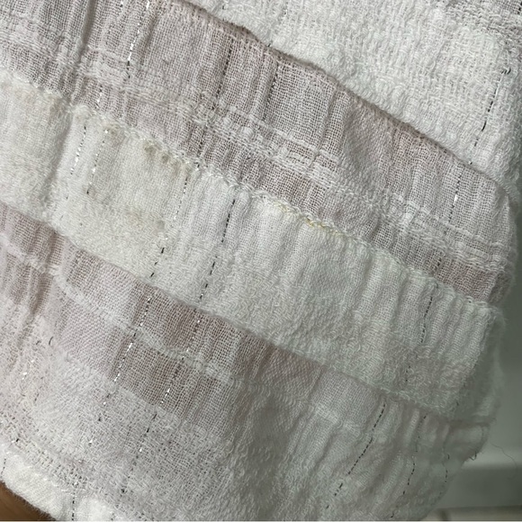 Anthropologie Isabella Sinclair Women's White Sleeveless Tilly Dress Size Large - Picture 7 of 15